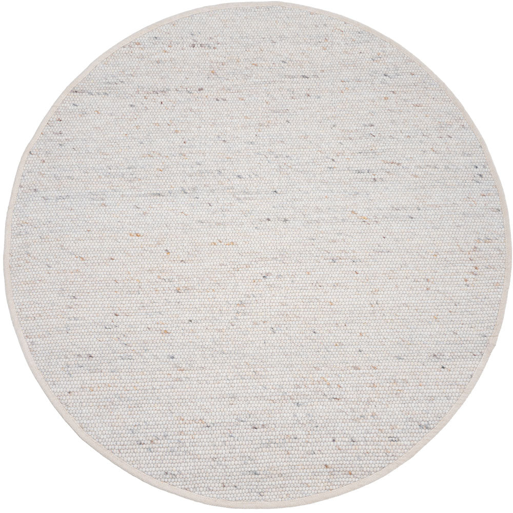 Vloerkleed Scott Beige Rond - Beige Rond