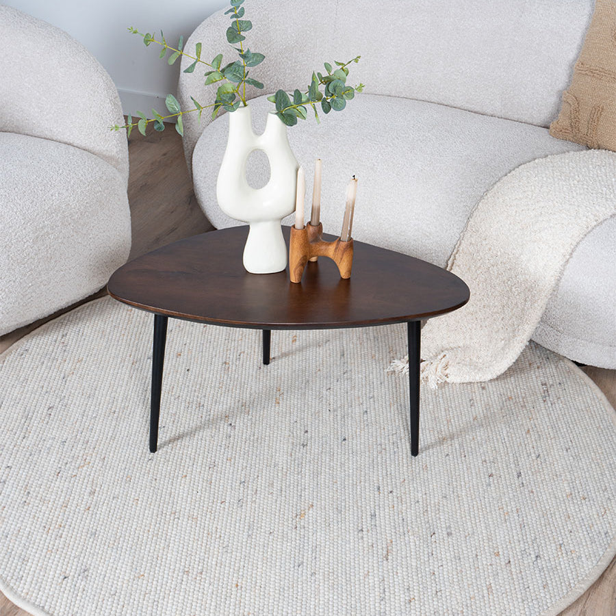 Vloerkleed Scott Beige Rond - view 2