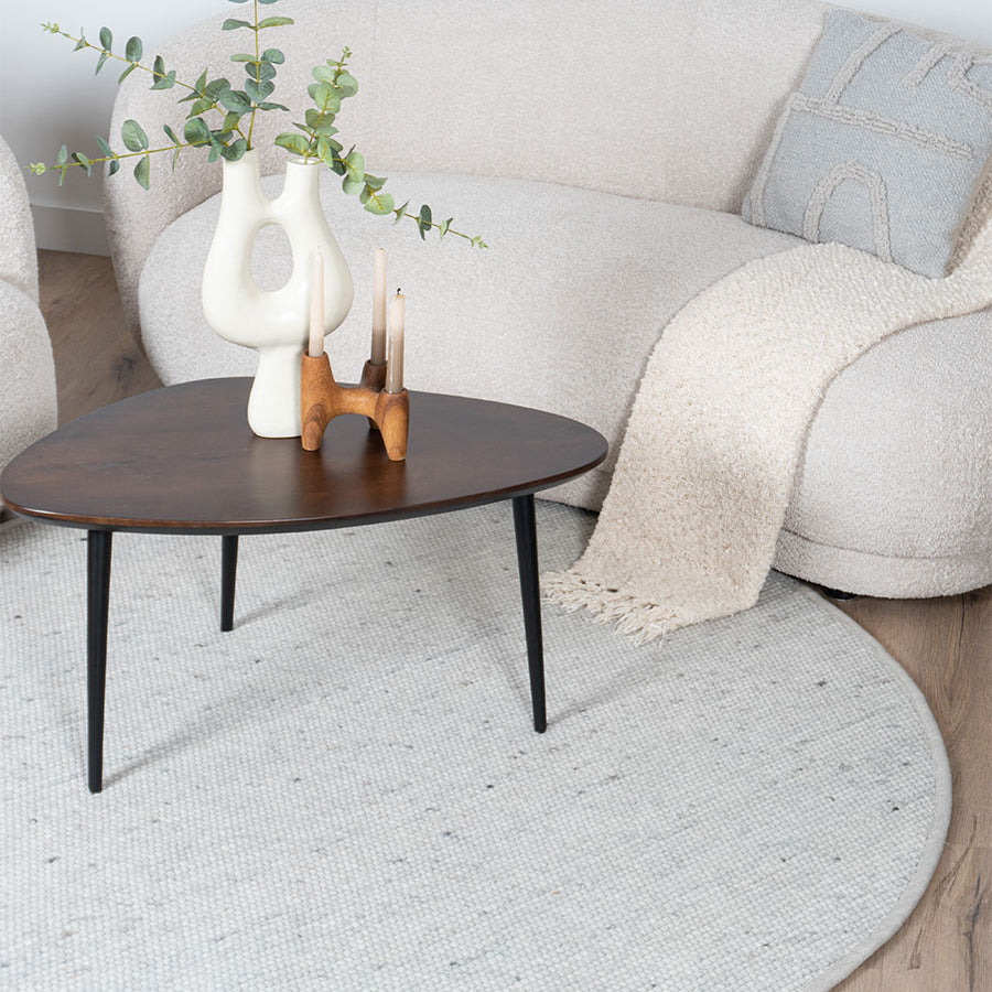 Vloerkleed Scott Ivoor Rond - view 2