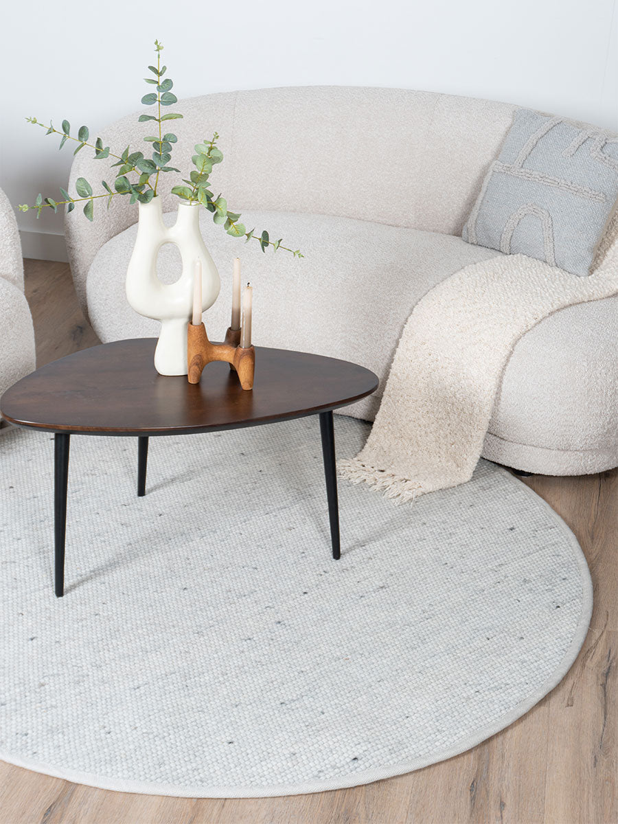 Vloerkleed Scott Ivoor Rond - view 2
