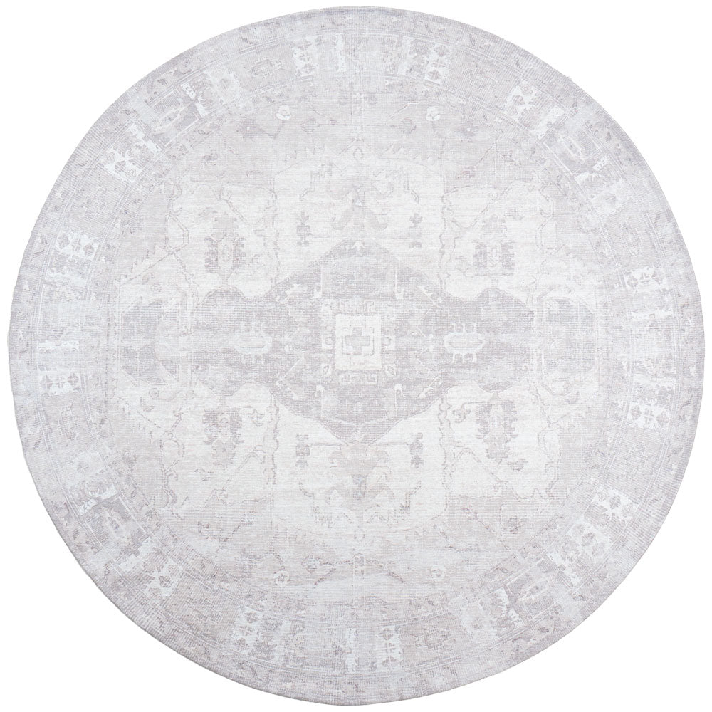 Vloerkleed Serap Rond - Beige Rond