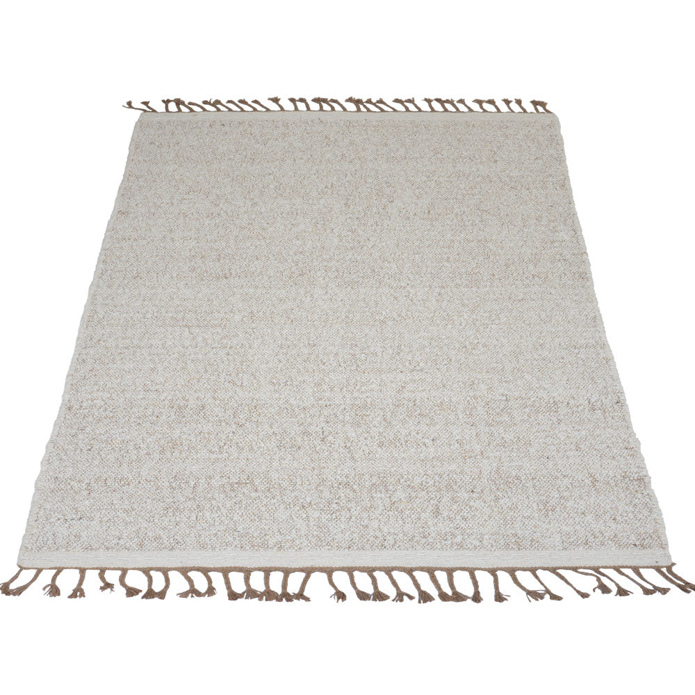Vloerkleed Sol Beige - Beige Rechthoekig