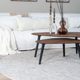 Vloerkleed Stone Donker Beige 417 Rond - view 4