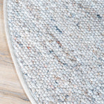 Vloerkleed Stone Donker Beige 417 Rond - view 3