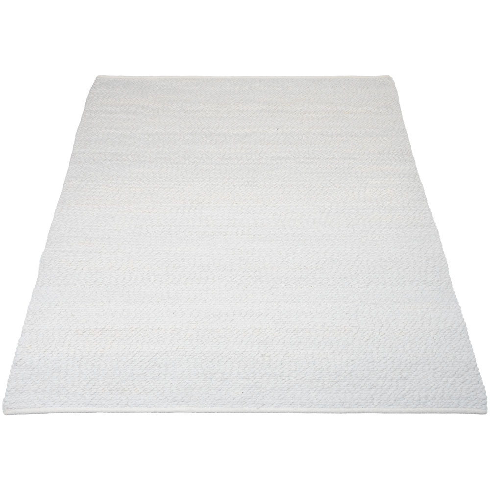 Vloerkleed Stone White - Wit Rechthoekig