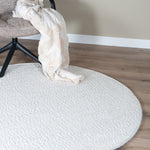 Vloerkleed Stone White Rond - view 3