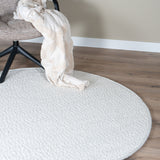 Vloerkleed Stone White Rond - view 3