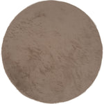 Vloerkleed Velluto Choco Rond - Bruin Rond