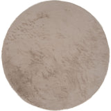 Vloerkleed Velluto Toffee Rond - Bruin Rond
