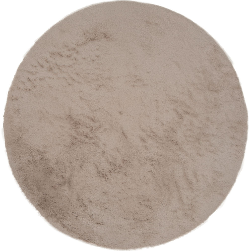 Vloerkleed Velluto Toffee Rond - Bruin Rond