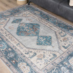 Vloerkleed Karaca Blue 03 - view 4