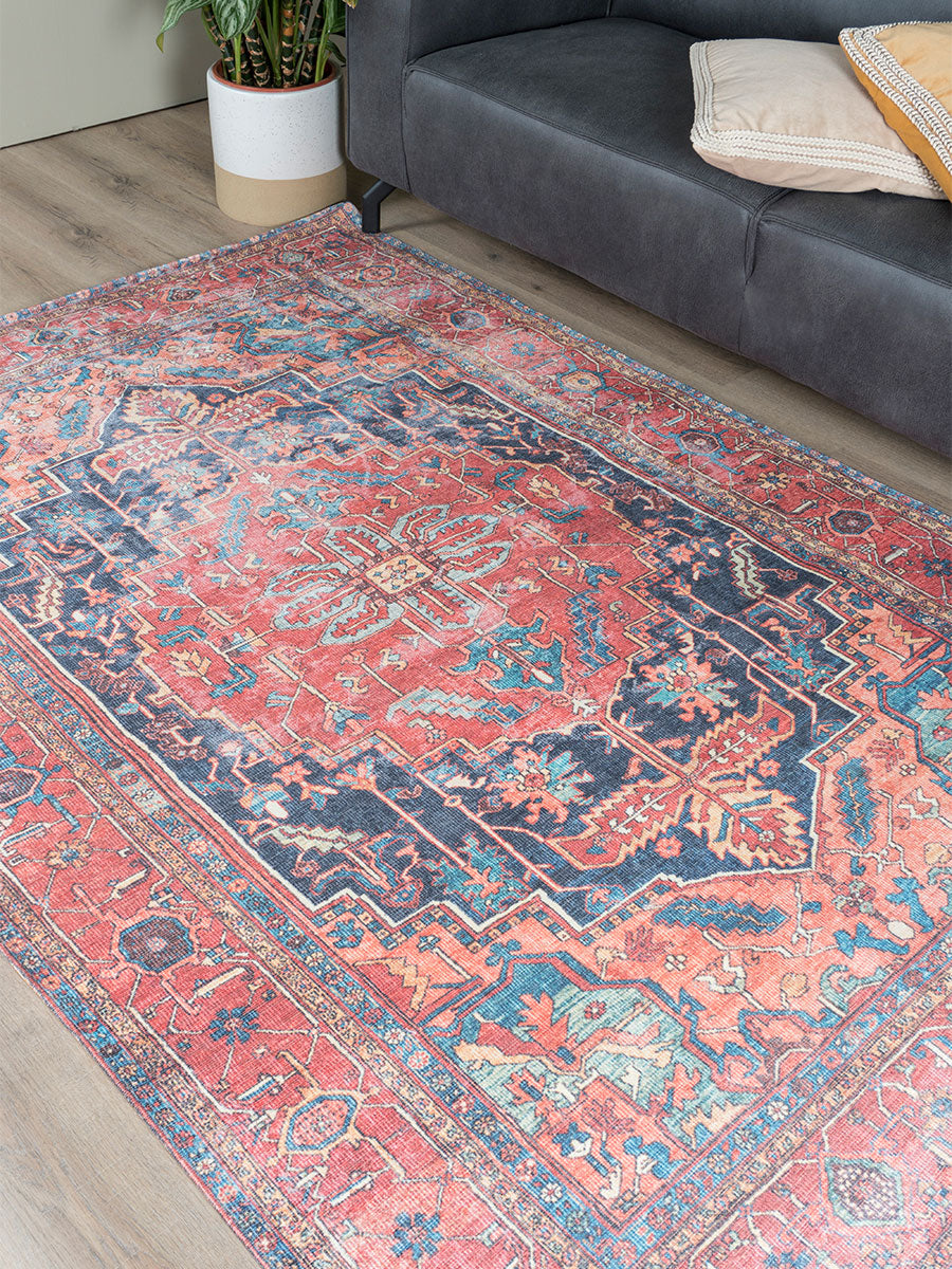 Vloerkleed Heris Red 01 - view 4