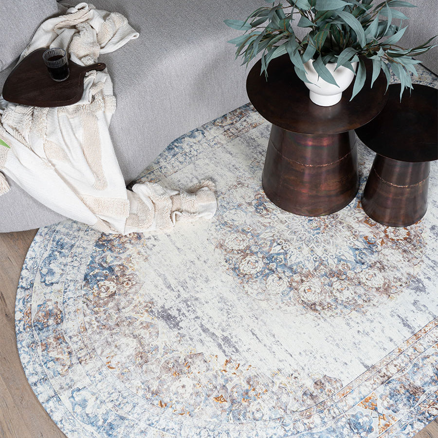 Vloerkleed Viola Taupe Ovaal - view 2