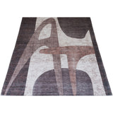 Vloerkleed WL-20212 - Bruin Rechthoekig