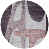 Vloerkleed WL-20212 Rond - Bruin Rond
