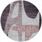 Vloerkleed WL-20212 Rond - Bruin Rond