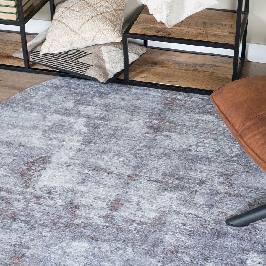 Vloerkleed Yara Brown Rond - view 2