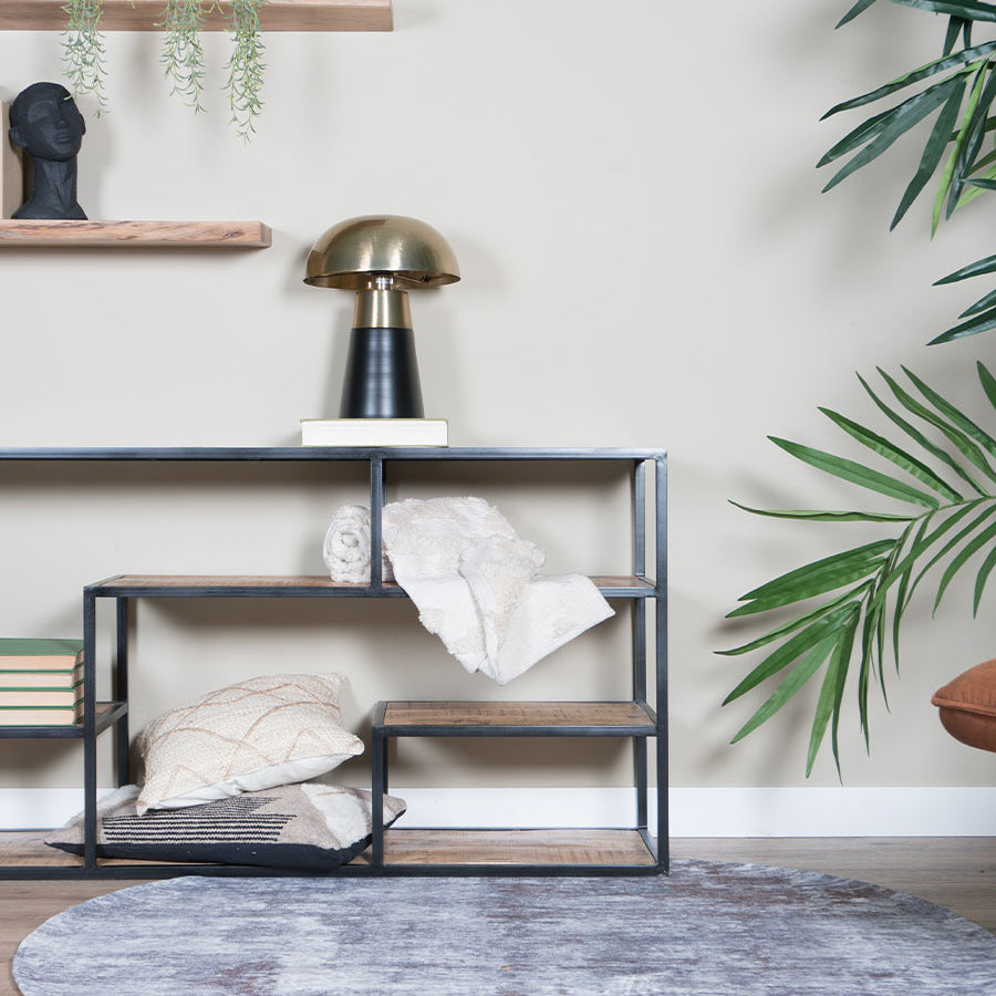 Vloerkleed Yara Gold Rond - view 2
