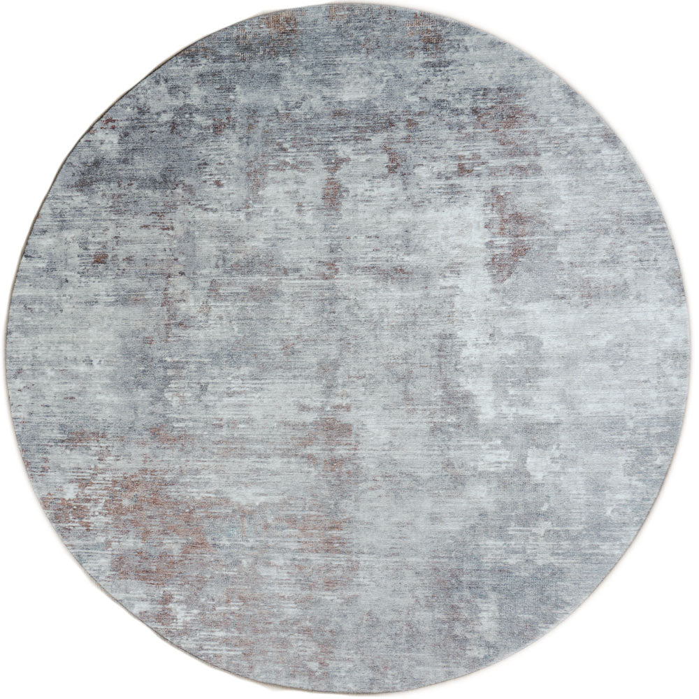Vloerkleed Yara Gold Rond - Bruin Rond