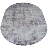 Vloerkleed Yara Silver Ovaal - Bruin Ovaal