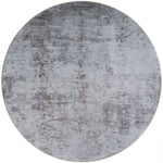 Vloerkleed Yara Silver Rond - Bruin Rond