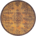 Vloerkleed Yves Oker Rond - Geel Rond