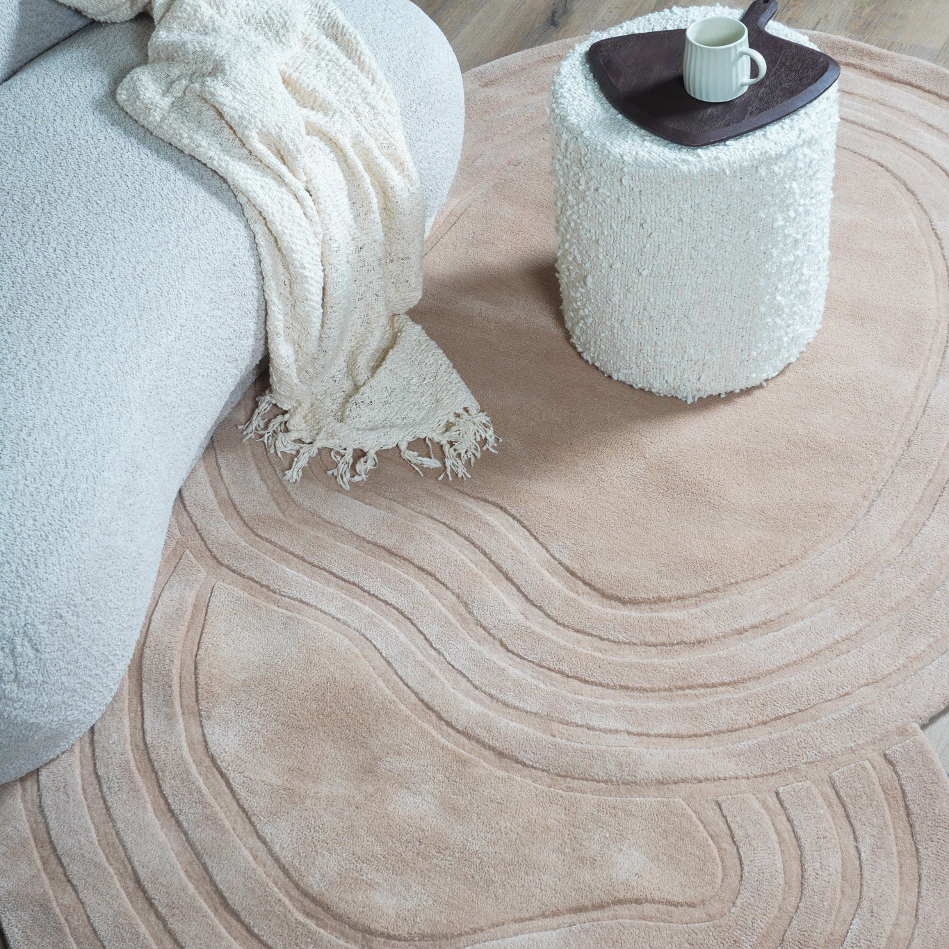 Vloerkleed Zayn - Beige - view 2