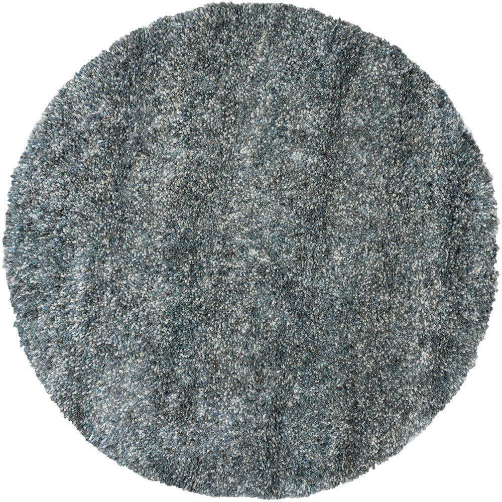 Vloerkleed Zumba Aqua 512 Rond - Blauw Rond