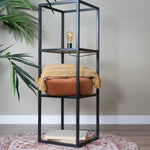 Vloerkleed Nora Bruin Rond - view 3
