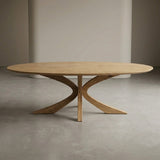 Ovaal - Matrix Retro Hout
