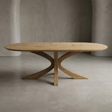 Plat ovaal - Matrix Retro Hout