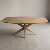 Deens Ovaal Eikenhout -  Matrix Hout Taps