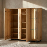 TPT Wandkast Lausanne - 136cm - Wildeiken