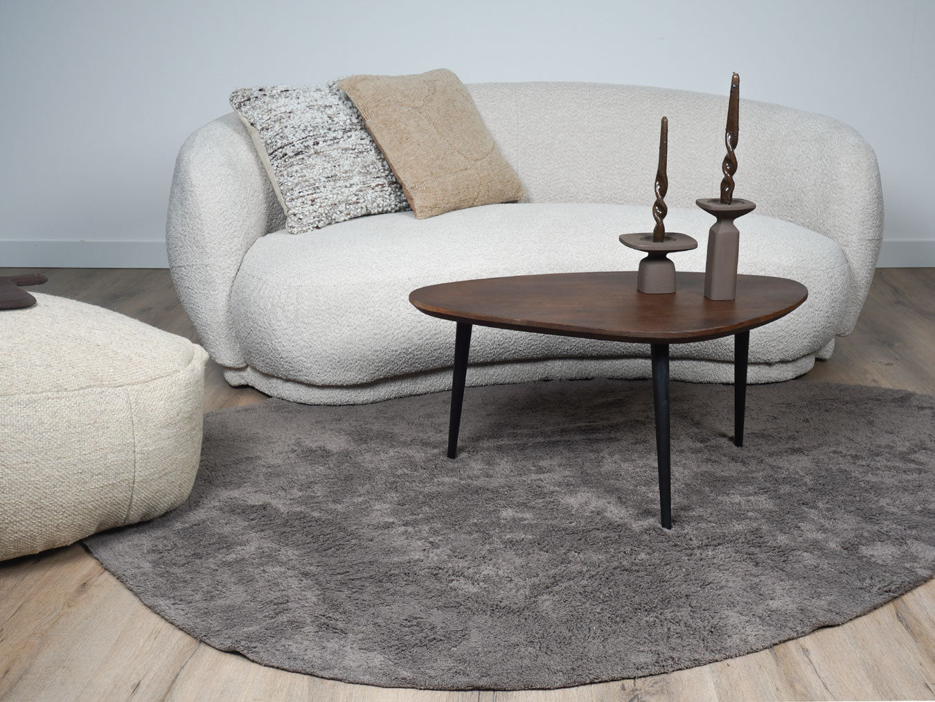 Vloerkleed Beach - Grey - view 2