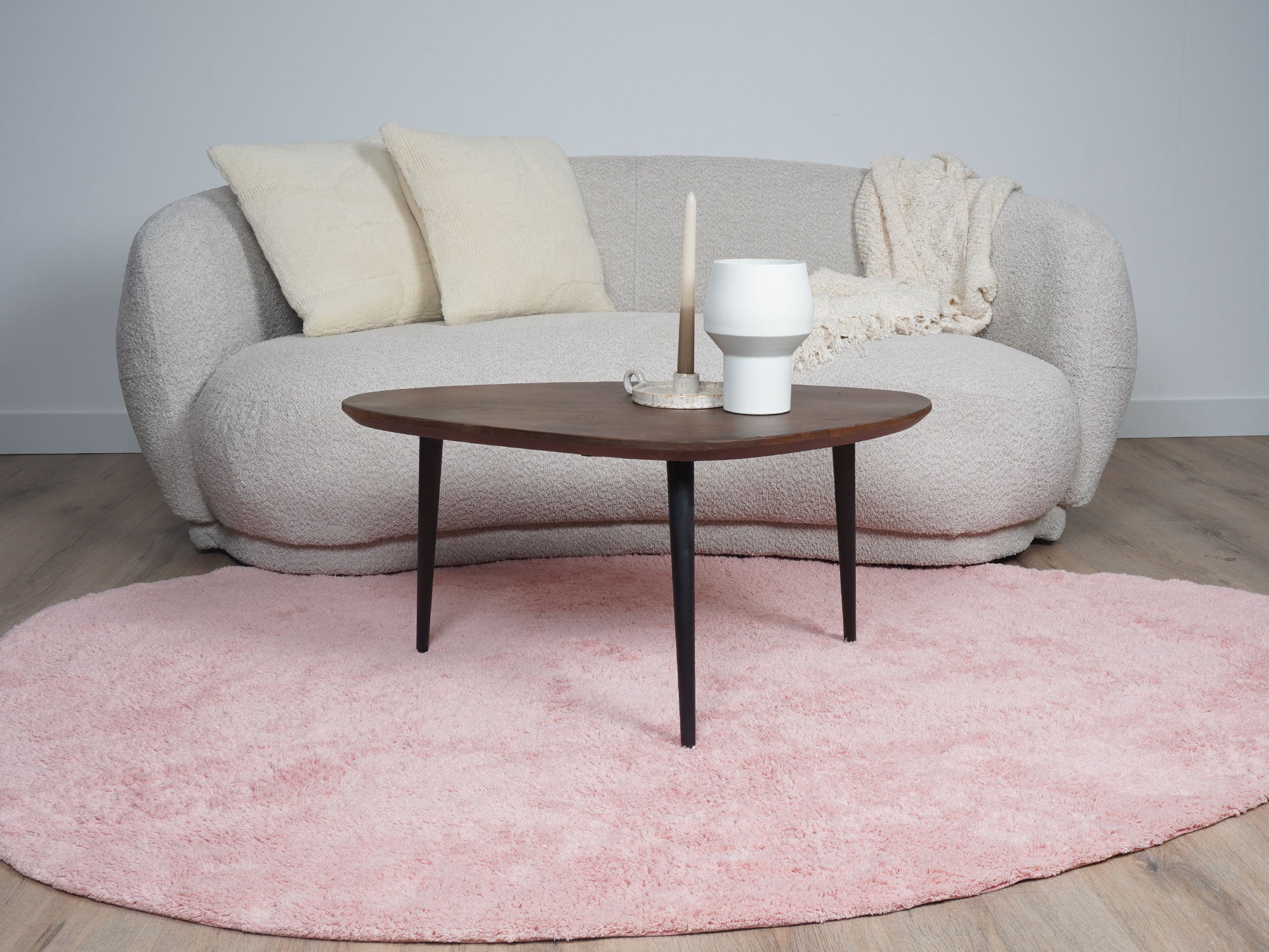 Vloerkleed Beach - Pink - view 2