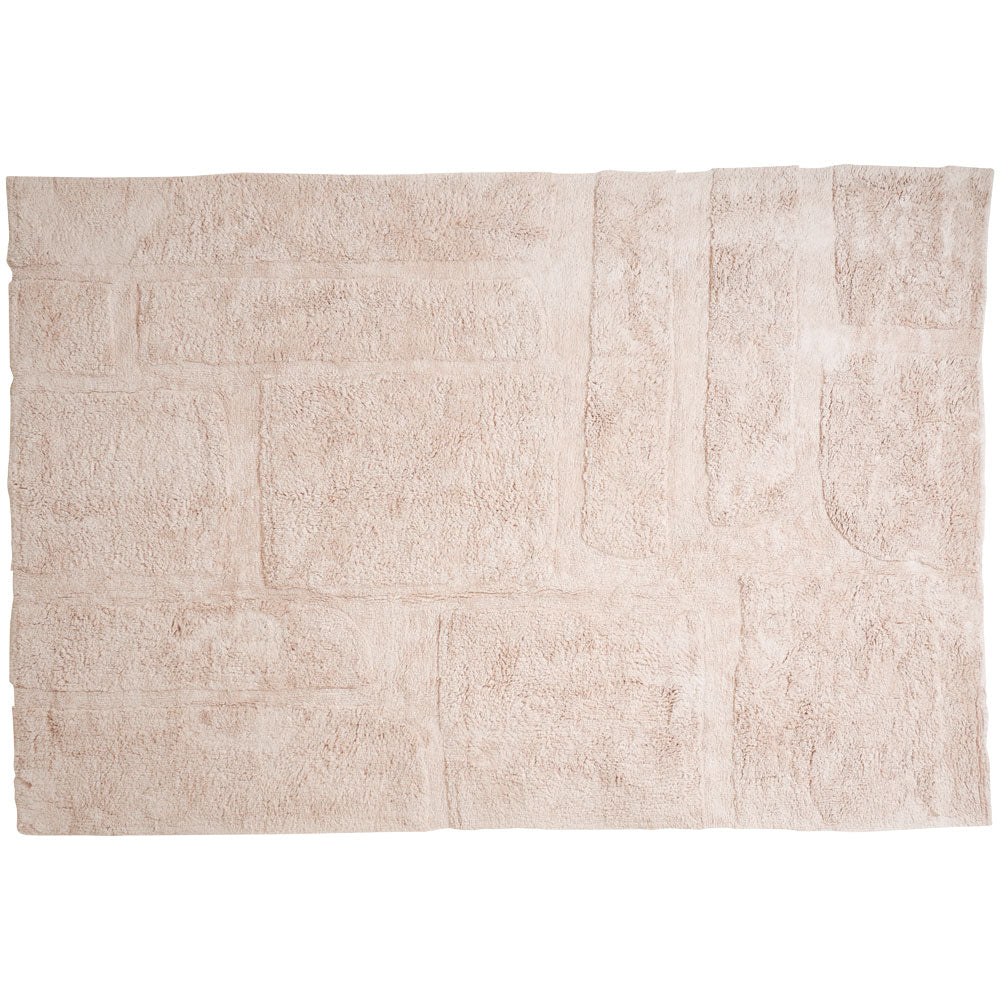 Vloerkleed Bibi - Beige - Beige Rechthoekig