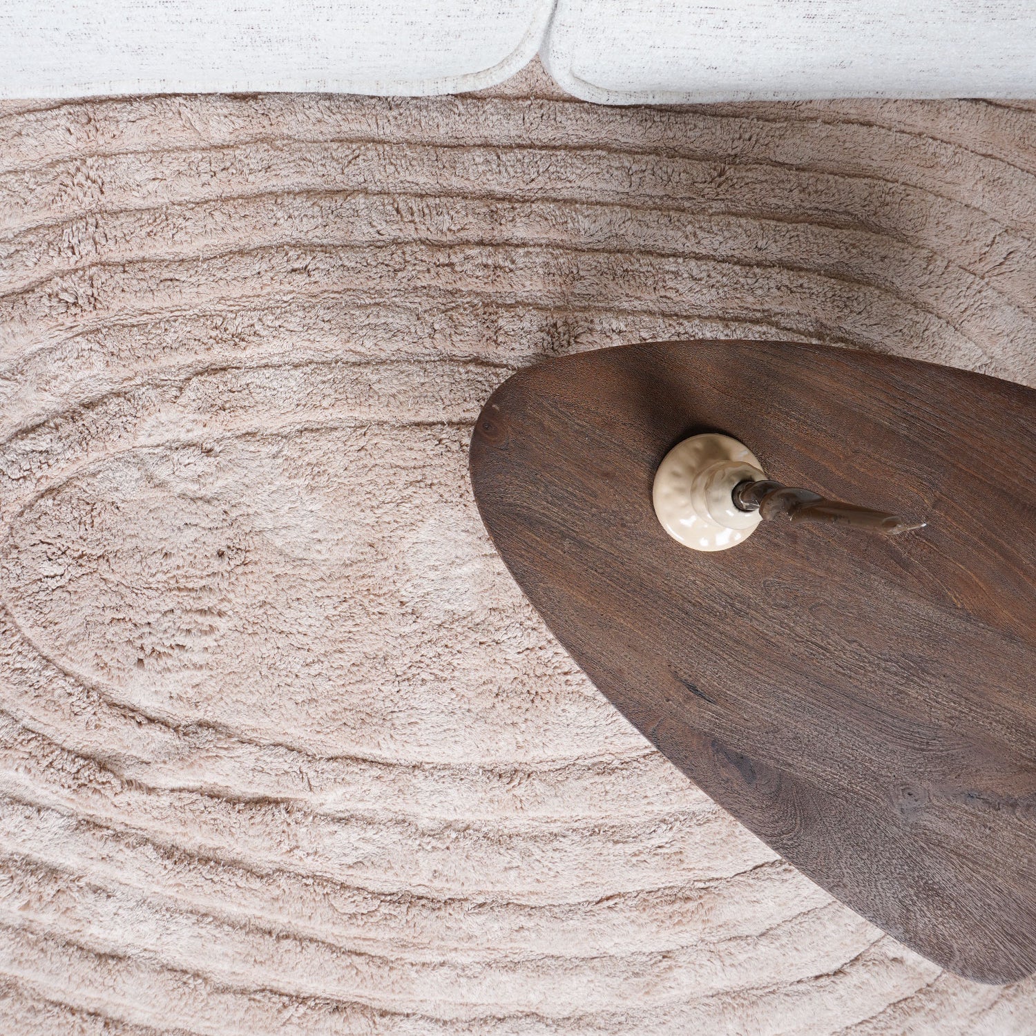 Wasbaar Vloerkleed Oliver - Beige - view 2