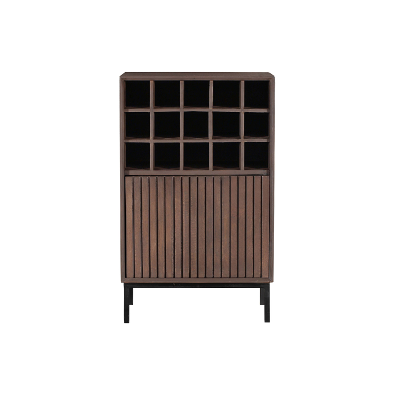 Wine cabinet Madison Walnut