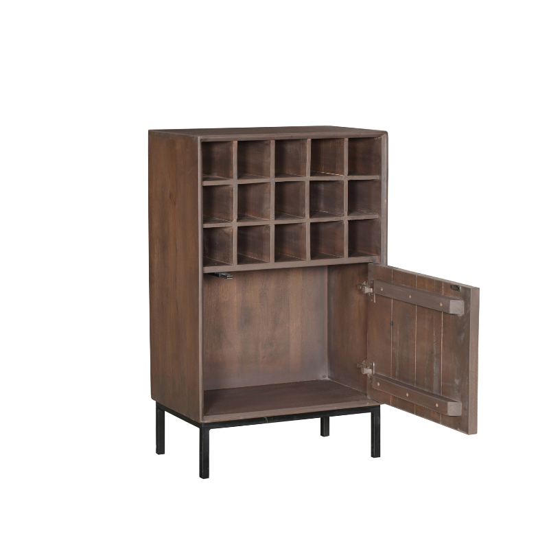 Wine cabinet Madison Walnut