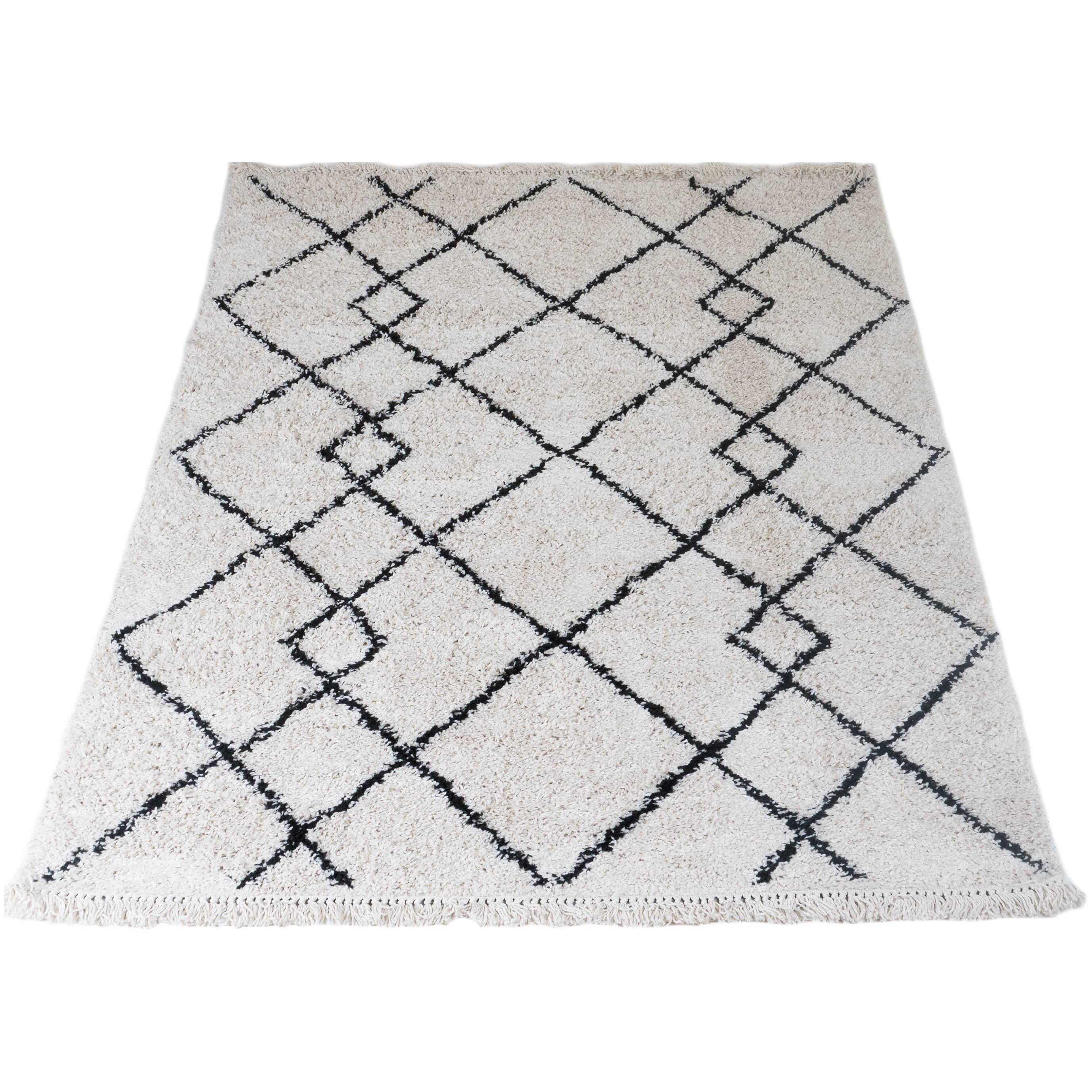 Vloerkleed Medina Cream - Wit Rechthoekig