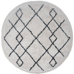 Vloerkleed Medina Cream Rond - Wit Rond