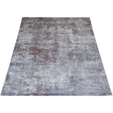 Vloerkleed Yara Silver - Bruin Rechthoekig