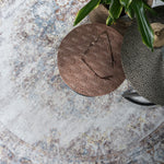 Vloerkleed Viola Taupe Rond - view 4